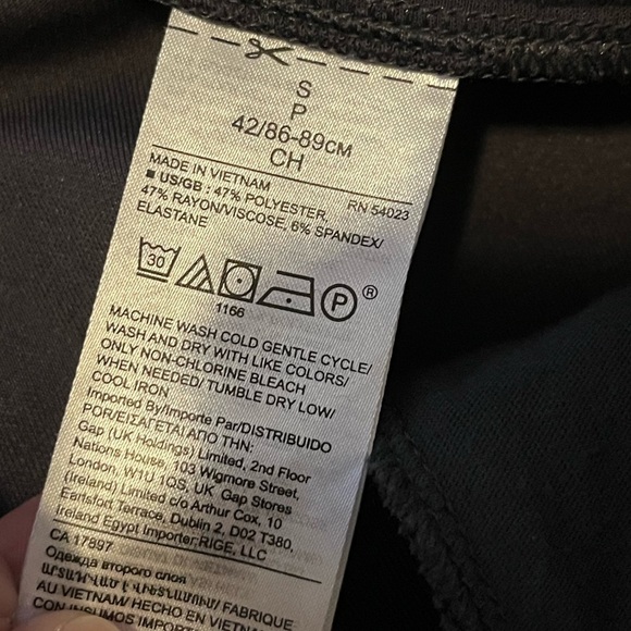 Banana Republic soft cropped high waist pleated elasticized waist pants S - Picture 10 of 11